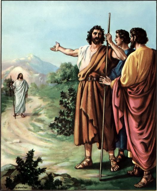 John the Baptist points the way to Jesus